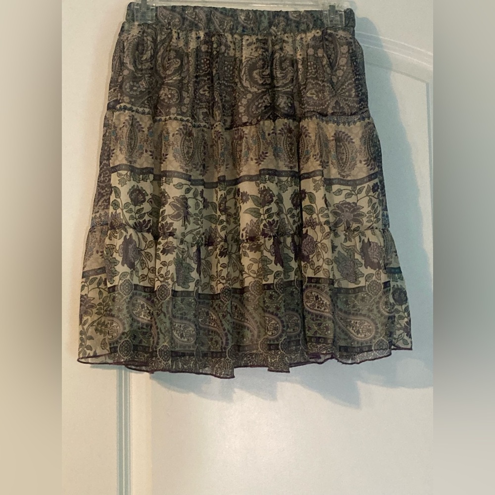 Maurice’s Skirt floral Vintage pattern